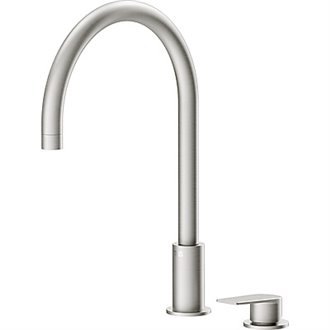 Grifo de lavabo acero monomando en bater&iacute;a PROJECT-TRES