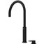 Grifo lavabo negro alto monomando en bater&iacute;a PROJECT-TRES