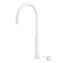 Grifo lavabo blanco alto monomando en bater&iacute;a PROJECT-TRES