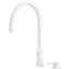 Grifo de lavabo blanco monomando en bater&iacute;a PROJECT-TRES