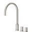 Grifo de lavabo acero bimando en bater&iacute;a PROJECT-TRES