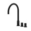 Grifo de lavabo Negro bimando en bater&iacute;a PROJECT-TRES