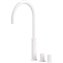 Grifo lavabo Blanco alto bimando en bater&iacute;a PROJECT-TRES