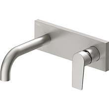 Grifo de pared acero para lavabo PROJECT TRES