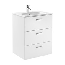 Mueble 3 cajones blanco 60cm Victoria Basic Roca