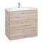 Mueble 3 cajones abedul 80cm Victoria Basic Roca