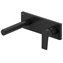 Grifo de pared mural Negro para lavabo PROJECT TRES