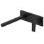 Grifo de pared mural Negro para lavabo PROJECT TRES