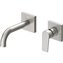 Grifo de pared lavabo acero de 2 centros PROJECT TRES