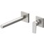 Grifo de pared lavabo acero recto de 2 centros PROJECT TRES