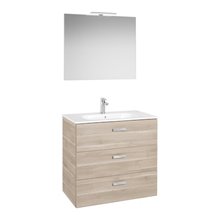 Mueble Pack 3 cajones abedul 80cm Victoria Basic Roca