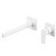 Grifo de pared lavabo Blanco recto de 2 centros PROJECT TRES