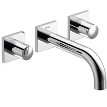 Grifo de pared para lavabo de 3 centros PROJECT TRES