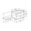 Mueble Unik cedro 100cm Victoria Basic Roca