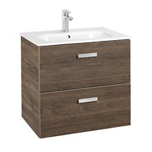 Mueble 2 cajones cedro 60cm Victoria Basic Roca