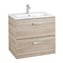 Mueble 2 cajones abedul 60cm Victoria Basic Roca