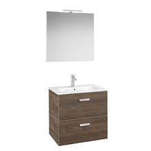 Mueble Pack 2 cajones cedro 70cm Victoria Basic Roca