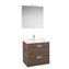 Mueble Pack 2 cajones cedro 70cm Victoria Basic Roca
