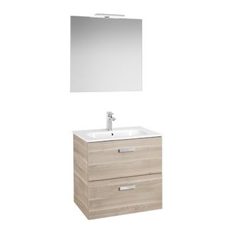 Mueble Pack 2 cajones abedul 70cm Victoria Basic Roca