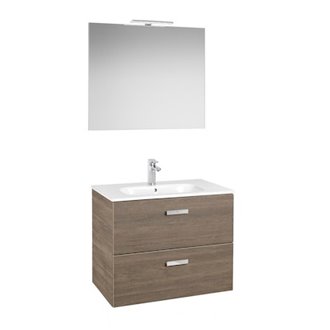 Mueble Pack 2 cajones cedro 60cm Victoria Basic Roca