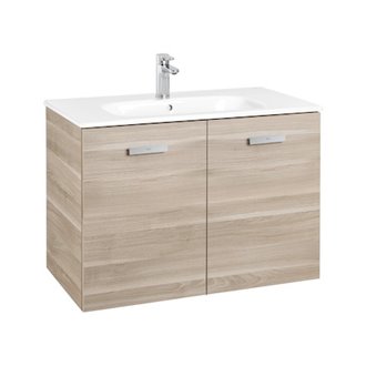 Mueble 2 puertas abedul 80cm Victoria Basic Roca