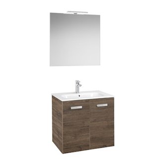 Mueble Pack 2 puertas cedro 60cm Victoria Basic Roca