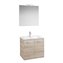 Mueble Pack 2 puertas abedul 60cm Victoria Basic Roca
