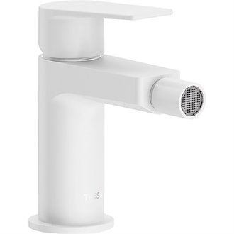Grifo de bid&eacute; maneta monomando blanco PROJECT TRES