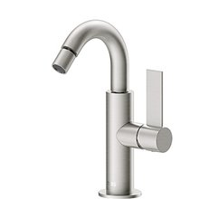 Grifo de bidé alto acero PROJECT TRES