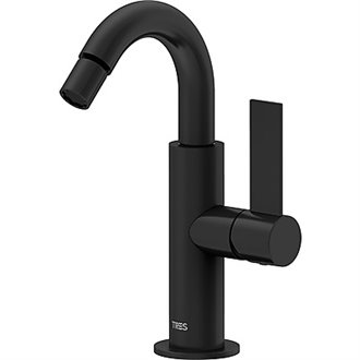 Grifo de bid&eacute; alto negro PROJECT TRES