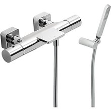 Kit bañera-ducha termostática TRES LOFT Cromado
