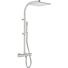 Columna de ducha termostática de acero PROJECT-TRES