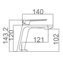 Grifo lavabo Imex Fiyi Blanco