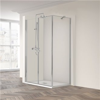 Mampara angular 2 abatibles AC-207+290