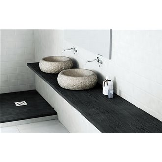 Encimera de ba&ntilde;o TEXTURA MADERA NUDESPOL