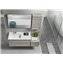 Conjunto ba&ntilde;o de mueble + lavabo + espejo 100 Barcelona-2 VALENZUELA