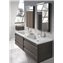 Conjunto ba&ntilde;o de mueble + lavabo + espejo 120 dos senos Barcelona-2 VALENZUELA