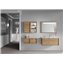 Conjunto ba&ntilde;o de mueble + lavabo + espejo 80 Tino VALENZUELA