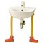 Lavabo infantil suspendido porcelana Mediclinics
