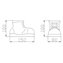 Lavabo infantil suspendido porcelana Mediclinics