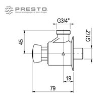 Grifo ducha PRESTO 75