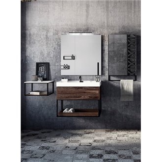 Mueble con estante 60cm roble the grid COSMIC