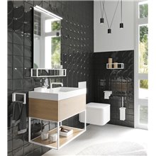 Mueble con estante 60cm roble the grid COSMIC