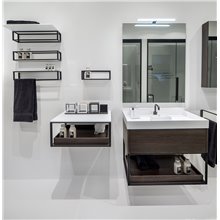 Mueble con estante 80cm roble the grid COSMIC