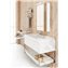 Mueble con estante 60cm brillo the grid COSMIC