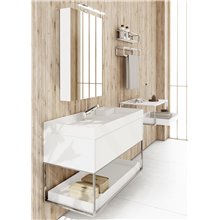 Mueble con estante 80cm brillo the grid COSMIC