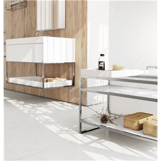 Mueble con estante 100cm mate the grid COSMIC