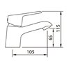 Grifo de lavabo S12 Elegance