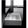 Lavabo cuadrado con borde Compact COSMIC