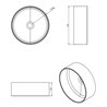 Lavabo circular Modular COSMIC
